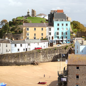 Tenby Sea Front Cross Stitch Pattern