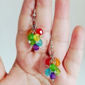 Handmade Multi Colour Earrings Jewellery