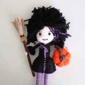 Dark Witch/Halloween/handmade/crochet witch / Amigurumi Pattern Pdf