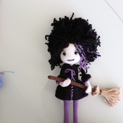 Dark Witch/Halloween/handmade/crochet witch / Amigurumi Pattern Pdf