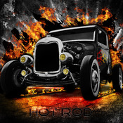 Hot Rod Cross Stitch Pattern