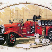CRAFTS Classic Fire Engine Cross Stitch Pattern***LOOK***Buyers Can Download Your Pattern As Soon As They Complete The Purchase