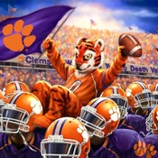 CRAFTS CLemson Tigers Stadium Cross Stitch Pattern***LOOK***Buyers Can Download Your Pattern As Soon As They Complete The Purchase