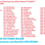CRAFTS The Princess & The Frog Cross Stitch Pattern***LOOK***Buyers Can Download Your Pattern As Soon As They Complete The Purchase