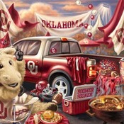 CRAFTS Oklahoma Sooners Tailgate Cross Stitch Pattern***LOOK***Buyers Can Download Your Pattern As Soon As They Complete The Purchase