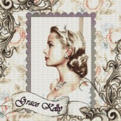 Grace Kelly Cross Stitch Pattern