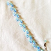 Handmade Ocean Blue Wave Bracelet Jewellery