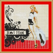 Red Hot Cross Stitch Pattern