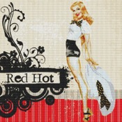 Red Hot Cross Stitch Pattern