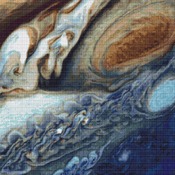 Storm On Jupiter Cross Stitch Pattern