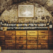 Wine Cellar Cross Stitch Pattern