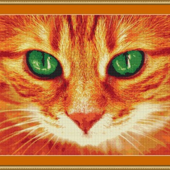 Beautiful Green Eyes Cross Stitch Pattern