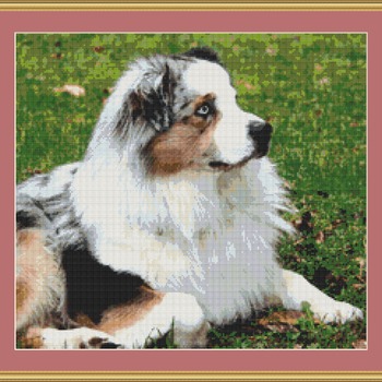 Blue Eyes Cross Stitch Pattern