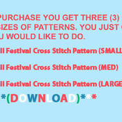CRAFTS Fall Festival Cross Stitch Pattern***LOOK***Buyers Can Download Your Pattern As Soon As They Complete The Purchase