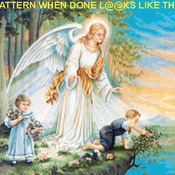 ( CRAFTS ) Gaurding Angel Cross Stitch Pattern***LOOK****Buyers Can Download Your Pattern As Soon As They Complete The Purchase