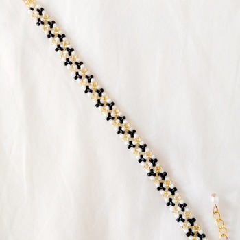 Handmade Tiny Triangle Zig Zag Bracelet Jewellery Toho Seed Beads