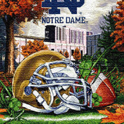 ( CRAFTS ) Notre Dame Fighting Irish Cross Stitch Pattern***L@@K***Buyers Can Download Your Pattern As Soon As They Complete The Purchase