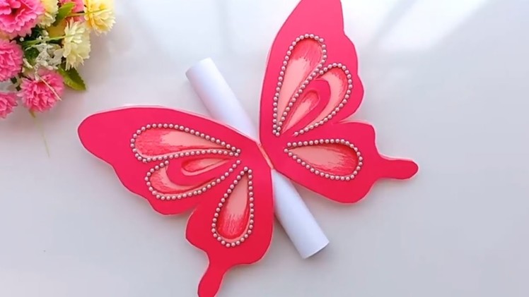 Amazing And Easy Paper Butterfly Craft Idea