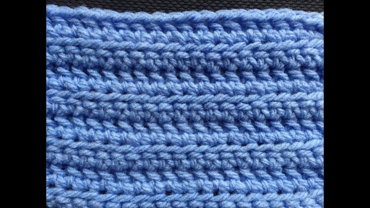 Crochet Linked Half Double Crochet Stitch Tutorial ~ Plus some Chat at the end