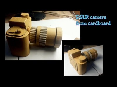 DIY|| membuat kamera DSLR dari kardus