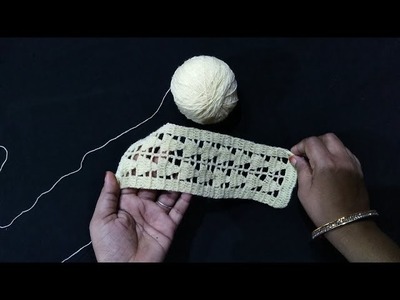 Easy Toran Patti | Crochet Get Parda Border | How to make Woolen Crochet Lace