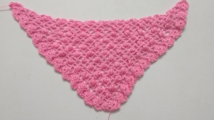 HINDI | TRIANGLE CROCHET SHAWL IN HINDI