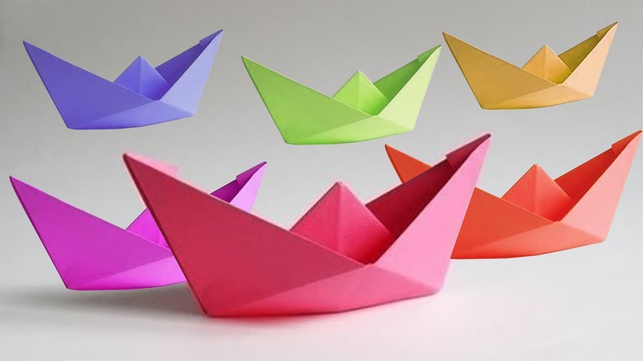 How to make boat paper simple easy DIY Paper Craft Ideas Videos Tutorials