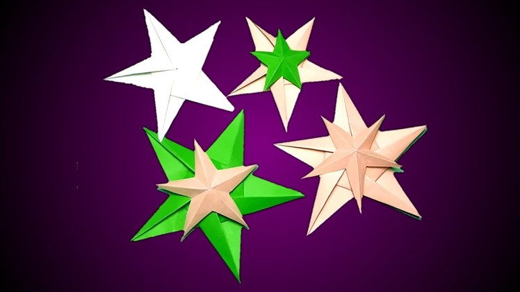 How to make paper star | DIY Paper Craft Ideas | Unskill Talent