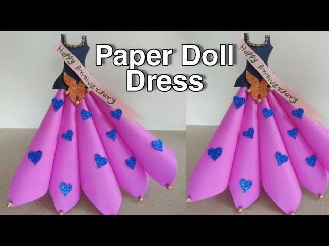 Paper Doll Dress DIY | How to make Paper Doll Diy