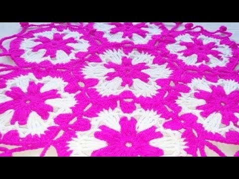 Woolen thalposh, crochet table cover, Thalposh,Crosia design thalposh, #103 ,by ||Santosh All Art ||