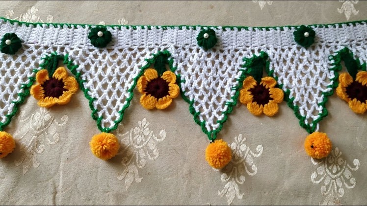 Wow!!!Crochet very easy toran.beautiful toran making at home