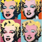 counted Cross Stitch Pattern marilyn monroe by warhol 220 * 276 stitches CH1315