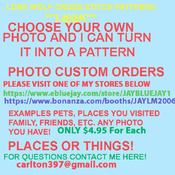 ( CRAFTS ) Wolves At Sunrise Cross Stitch Pattern***LOOK***Buyers Can Download Your Pattern As Soon As They Complete The Purchase
