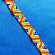 Handmade Rainbow Stripe Bracelet Jewellery