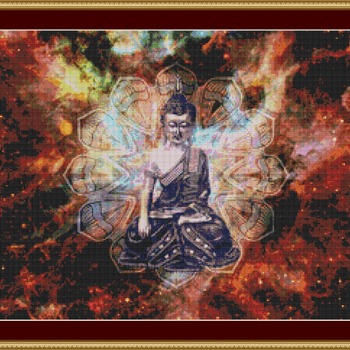 Buddha Cross Stitch Pattern