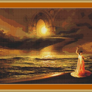 By The Sea Cross Stitch Pattern