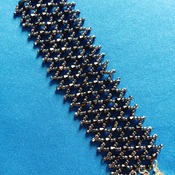 Handmade Black Net Bracelet