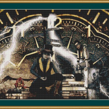 Steam Punk Cross Stitch Pattern