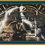 Steam Punk Cross Stitch Pattern