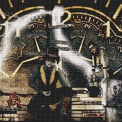 Steam Punk Cross Stitch Pattern