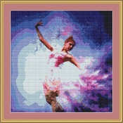 Ballerina Cross Stitch Pattern