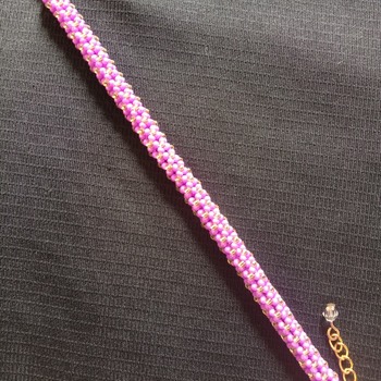 Handmade Purple Gold Tubular Bracelet Jewellery