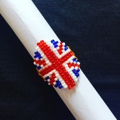 Handmade United Kingdom Flag Ring Jewellery