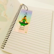 HEART CHAKRA - Green - Journal / Notebook Gift Set with Affirmation & FREE Matching Bookmark - Anahata - Spiritual Artwork by Livz