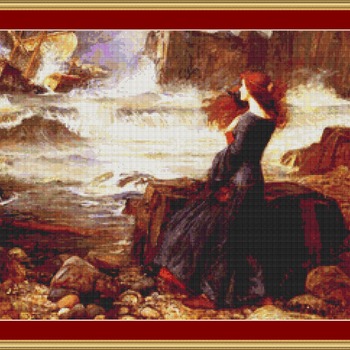 Miranda In The Tempest Cross Stitch Pattern