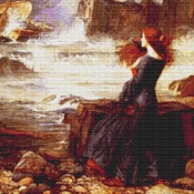 Miranda In The Tempest Cross Stitch Pattern