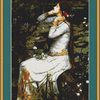 Ophelia Source Cross Stitch Pattern