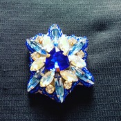 Handmade The Blue Lagoon Brooch Jewellery