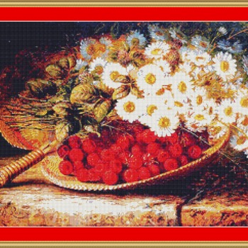 A Summer Still Life Cross Stitch Pattern