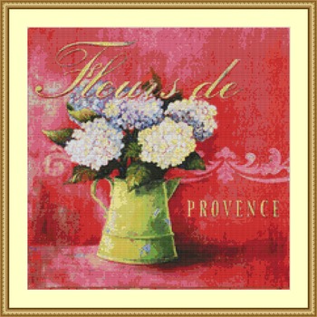 Fleurs De Provence Cross Stitch Pattern